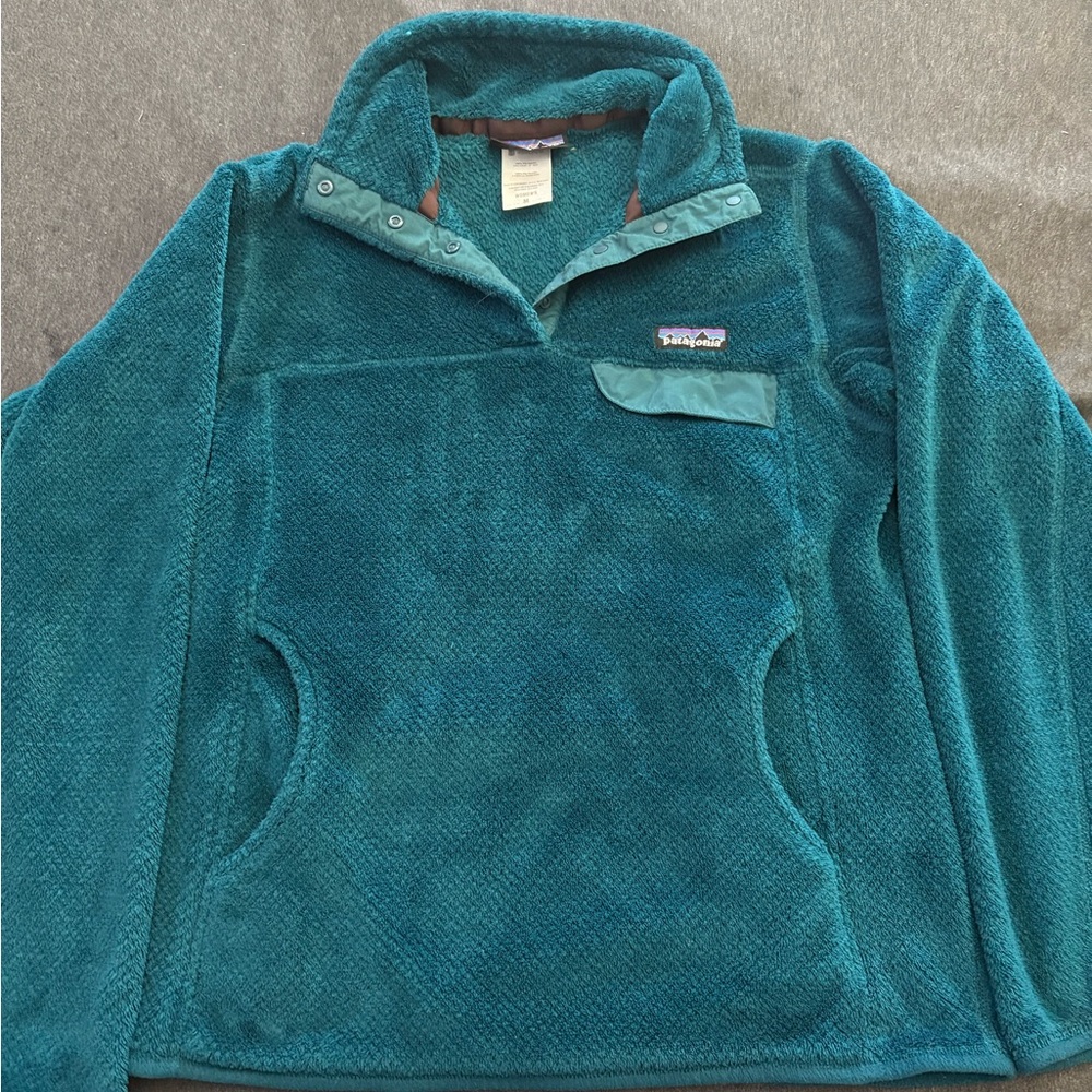 Patagonia Deep Teal Snap-T Fleece